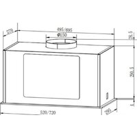 Кухонная вытяжка Faber Aria WH 52 305.0702.959 - Превью изображения №2 — Интернет-магазин ПроЗаказ