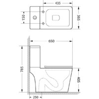 Унитаз напольный Lauter W09 S-TRAP с жестким сиденьем и микролифтом 21900004 (вертикальный выпуск) - Превью изображения №13 — Интернет-магазин ПроЗаказ