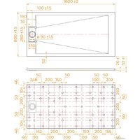 Душевой поддон RGW TUS-W 80x160 - Превью изображения №7 — Интернет-магазин ПроЗаказ