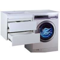  Misty Тумба с умывальником Фостер 55 Э-Фос01055-012Я + Гавана 120 L - Превью изображения №4 — Интернет-магазин ПроЗаказ