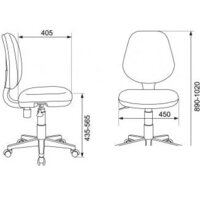Компьютерное кресло Бюрократ CH-W213/TW-18 (салатовый) - Превью изображения №6 — Интернет-магазин ПроЗаказ