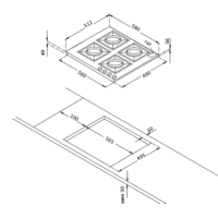 Варочная панель Korting HG 661 CTB - Превью изображения №2 — Интернет-магазин ПроЗаказ