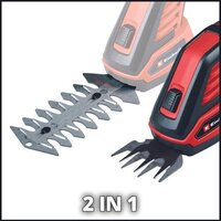Кусторез + ножницы Einhell GC-CG 3,6/70 Li WT 3410365 (с 1-им АКБ) - Превью изображения №2 — Интернет-магазин ПроЗаказ