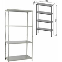 Стеллаж Brabix Ms Plus-185/50-4 291106 - Превью изображения №2 — Интернет-магазин ПроЗаказ