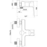 Смеситель Cersanit Wisla 63057 - Превью изображения №2 — Интернет-магазин ПроЗаказ