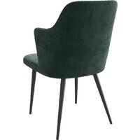 Стул с подлокотниками Мамадома Freddy (b10 Green Lux/черный) - Превью изображения №2 — Интернет-магазин ПроЗаказ