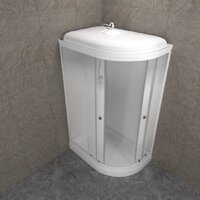 Душевая кабина Triton Коралл-Лайт 120x80 А (левосторонняя) - Превью изображения №5 — Интернет-магазин ПроЗаказ