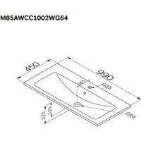 Умывальник AM.PM X-Joy M85AWCC1002WG64 - Превью изображения №3 — Интернет-магазин ПроЗаказ