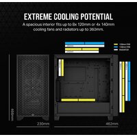 Корпус Corsair 3000D Airflow CC-9011251-WW - Превью изображения №21 — Интернет-магазин ПроЗаказ