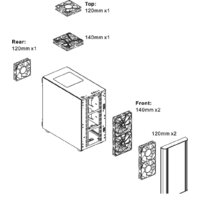 Корпус Thermaltake V150 CA-1R1-00S1WN-00 - Превью изображения №12 — Интернет-магазин ПроЗаказ
