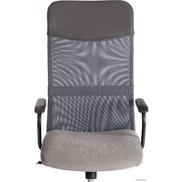 Офисное кресло TetChair Practic флок/кожзам (серый) - Превью изображения №6 — Интернет-магазин ПроЗаказ