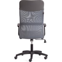 Офисное кресло TetChair Practic флок/кожзам (серый) - Превью изображения №5 — Интернет-магазин ПроЗаказ