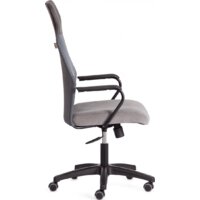 Офисное кресло TetChair Practic флок/кожзам (серый) - Превью изображения №3 — Интернет-магазин ПроЗаказ