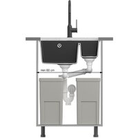 Кухонная мойка Quadron HCQL5646U4-BS_I - Превью изображения №4 — Интернет-магазин ПроЗаказ