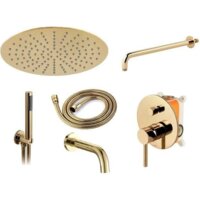 Душевая система  Rea Lungo REA-P4125 (золотой) - Превью изображения №3 — Интернет-магазин ПроЗаказ