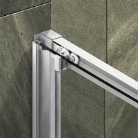 Душевая дверь MaybahGlass 195x150 MGD-1277-5 (бесцветное стекло/хром матовый) - Превью изображения №4 — Интернет-магазин ПроЗаказ