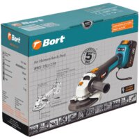 Угловая шлифмашина Bort BWS-18Li-125 (с 2-мя АКБ) - Превью изображения №11 — Интернет-магазин ПроЗаказ