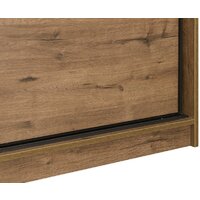 Шкаф-купе Рэйгрупп Bromo VVH 03 РГ-11.03 B 140 VVH 140x220.5 (дуб велингтон/черный) - Превью изображения №11 — Интернет-магазин ПроЗаказ