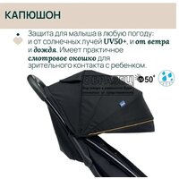 Коляска прогулочная «книга» Chicco Glee (Joyful Teal) - Превью изображения №4 — Интернет-магазин ПроЗаказ