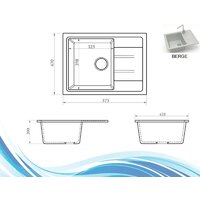 Кухонная мойка Berge BR-5850 + смеситель AM.PM Like F8007133 (серый) - Превью изображения №14 — Интернет-магазин ПроЗаказ