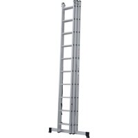 Лестница-стремянка Новая высота NV 123 алюминиевая трёхсекционная 3x10 ступеней - Превью изображения №12 — Интернет-магазин ПроЗаказ