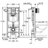 Инсталляция для унитаза Grohe Solido 38811KF0 - Превью изображения №6 — Интернет-магазин ПроЗаказ