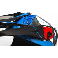 Мотошлем AIM RH855 Carbon Razor RH855R-DBR-L (L, синий/красный) - Превью изображения №8 — Интернет-магазин ПроЗаказ