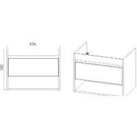  Viant Тумба под умывальник Бостон Como 70 VBOS70CO-T1YP - Превью изображения №4 — Интернет-магазин ПроЗаказ