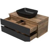  Brevita Тумба под умывальник Dakota 100 DAK-09100-19/02-2Я - Превью изображения №4 — Интернет-магазин ПроЗаказ