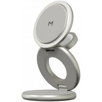 Беспроводное зарядное Magssory Signature Disc Pro для Apple 3 в 1 WCH073 (титановый) - Превью изображения №2 — Интернет-магазин ПроЗаказ