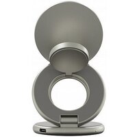 Беспроводное зарядное Magssory Signature Disc Pro для Apple 3 в 1 WCH073 (титановый) - Превью изображения №3 — Интернет-магазин ПроЗаказ