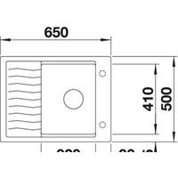Кухонная мойка Blanco Elon 45 S (кофе) 524823 - Превью изображения №2 — Интернет-магазин ПроЗаказ