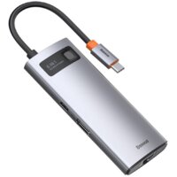 Док-станция Baseus Metal Gleam Series 6-in-1 Multifunctional USB Type C CAHUB-CW0G - Превью изображения №3 — Интернет-магазин ПроЗаказ