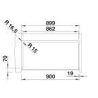 Кухонная мойка Blanco Vintera XL 9-UF 526803 (мягкий белый) - Превью изображения №5 — Интернет-магазин ПроЗаказ
