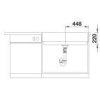 Кухонная мойка Blanco Vintera XL 9-UF 526803 (мягкий белый) - Превью изображения №6 — Интернет-магазин ПроЗаказ