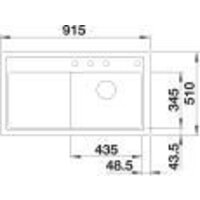 Кухонная мойка Blanco Zenar 5 S 527182 (мягкий белый) - Превью изображения №3 — Интернет-магазин ПроЗаказ