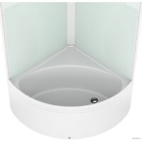 Душевая кабина Domani-Spa Simple 99 High Eco DS01EcSm99HWCl00-V1.2 (белый/прозрачное стекло) - Превью изображения №2 — Интернет-магазин ПроЗаказ