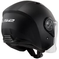 Мотошлем LS2 OF616 Airflow 2 Solid (M, черный матовый) - Превью изображения №10 — Интернет-магазин ПроЗаказ