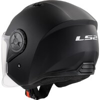 Мотошлем LS2 OF616 Airflow 2 Solid (M, черный матовый) - Превью изображения №15 — Интернет-магазин ПроЗаказ