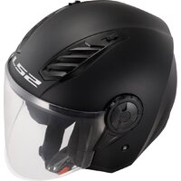 Мотошлем LS2 OF616 Airflow 2 Solid (M, черный матовый) - Превью изображения №5 — Интернет-магазин ПроЗаказ