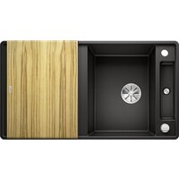 Кухонная мойка Blanco Axia III 5 S-F 525847 (черный, деревянная доска) - Превью изображения №1 — Интернет-магазин ПроЗаказ
