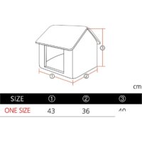 Домик Pinkaholic Zinnia House NASA-AU7406-IV-FR (розовый) - Превью изображения №4 — Интернет-магазин ПроЗаказ