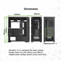 Корпус Raijintek Arcadia III V2 - Превью изображения №4 — Интернет-магазин ПроЗаказ