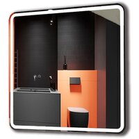  Пекам Зеркало Marta 1 80x70 marta1-80x70dpcl (с подсветкой, сенсором на взмах руки, подогревом и часами) - Превью изображения №3 — Интернет-магазин ПроЗаказ