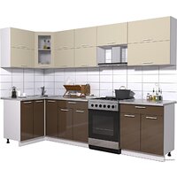 Интерлиния Мила Gloss 60-12x29 (ваниль/шоколад глянец)