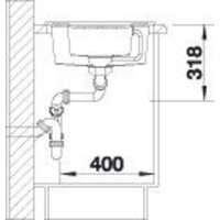 Кухонная мойка Blanco Metra 6 S 527116 (мягкий белый) - Превью изображения №6 — Интернет-магазин ПроЗаказ