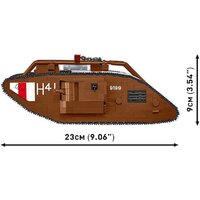 Конструктор Cobi Historical Collection Great War Mark V no 9199 - Превью изображения №10 — Интернет-магазин ПроЗаказ