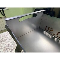 Разборный мангал Сибтермо С упором для коптильни 530x320x300 00610207 - Превью изображения №2 — Интернет-магазин ПроЗаказ