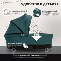 Универсальная коляска Sweet Baby Stella 2в1 (зеленый) - Превью изображения №5 — Интернет-магазин ПроЗаказ