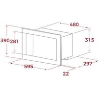 Микроволновая печь TEKA ML 8200 BI L FBK - Превью изображения №3 — Интернет-магазин ПроЗаказ